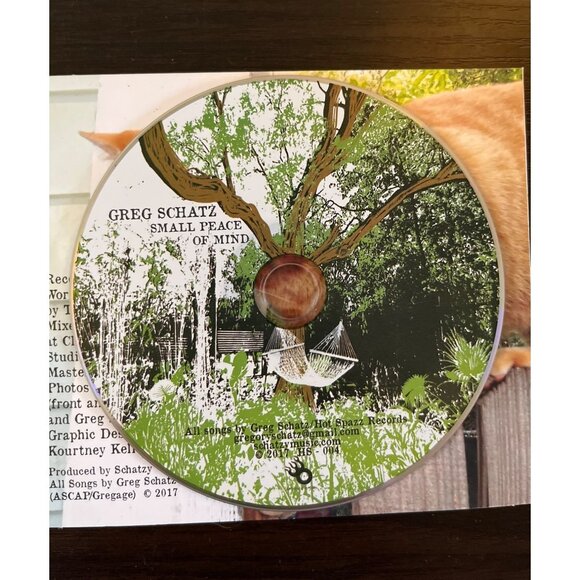 3 For $6 Greg Schatz : Small Peace Of Mind (CD, 2017) Promo Hot Spazz Records - Picture 3 of 4